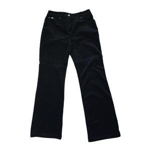 St. John NWT Black Stetch Cords 6 Solid Jeans Pants